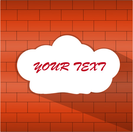 Cloud on the wallのイラスト素材