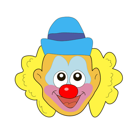 Funny clownのイラスト素材