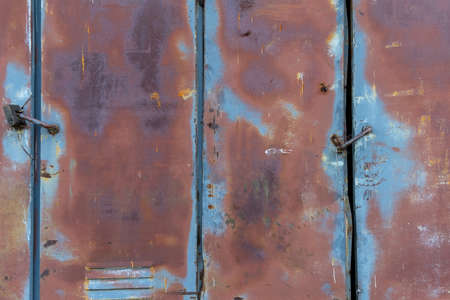 background of old iron sheetの写真素材