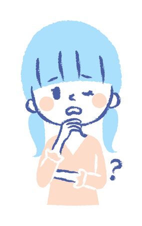 to be worried about somethingのイラスト素材