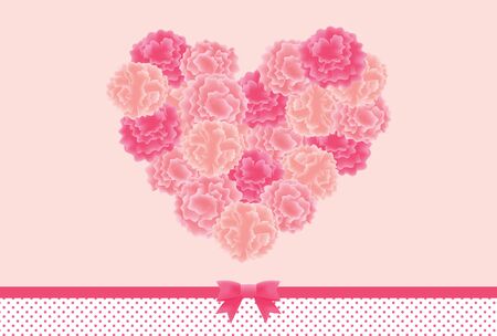 Carnation Background Illustrationのイラスト素材