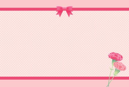 Carnation Background Illustrationのイラスト素材