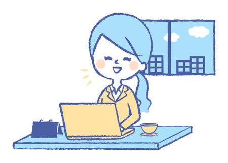 Women do their jobsのイラスト素材