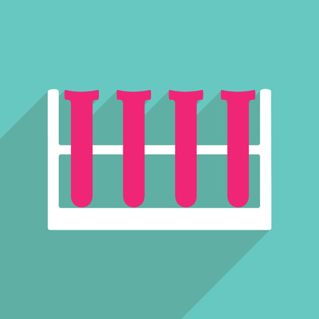 Flat vector icon with shadow and modern designのイラスト素材