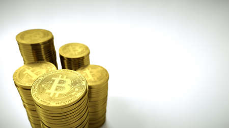 Bitcoin, cryptocurrency, blockchain, altcoin, nft, token, miningの写真素材