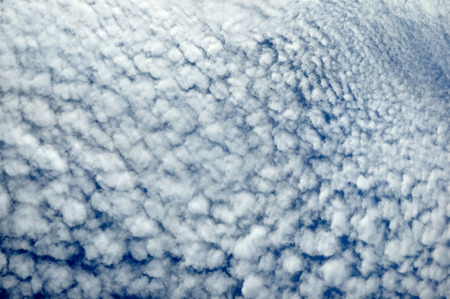 blue sky with cloudsの写真素材