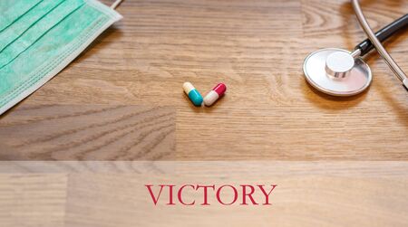 Victory over the virus. A treatment that will stop the coronavirus. Medical observation and...