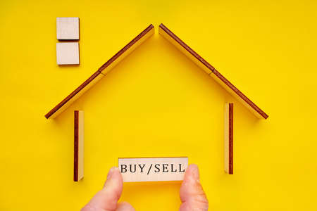 Conceptual image of real estate market Homeの写真素材