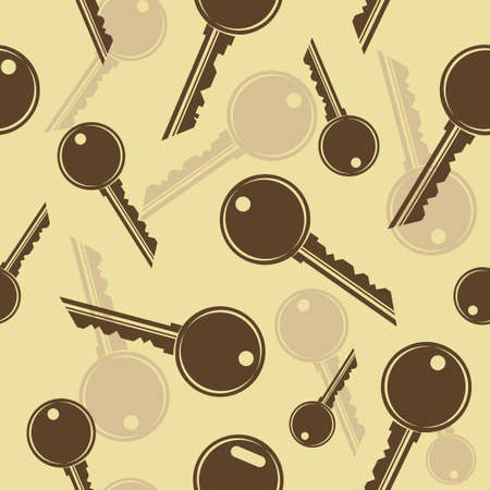 keys seamless background vector illustrationのイラスト素材
