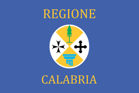 flag of region Italy vector illustrationのイラスト素材