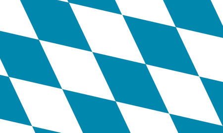 flag of bavaria germany vector illustrationのイラスト素材