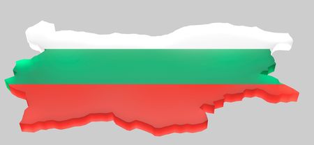 Map the Bulgaria の写真素材