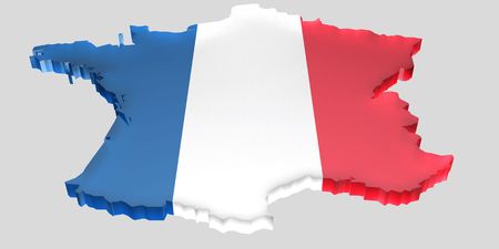 Map the Franceの写真素材