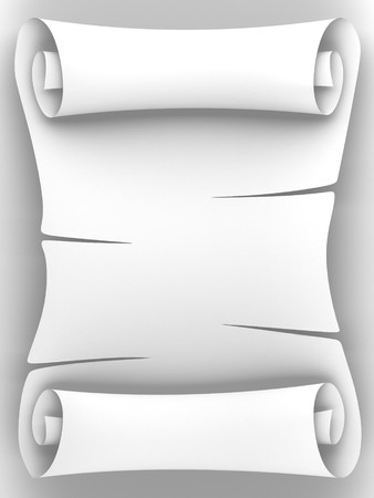 Blank Antique Scrollの写真素材