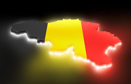 Map the Belgiumの写真素材