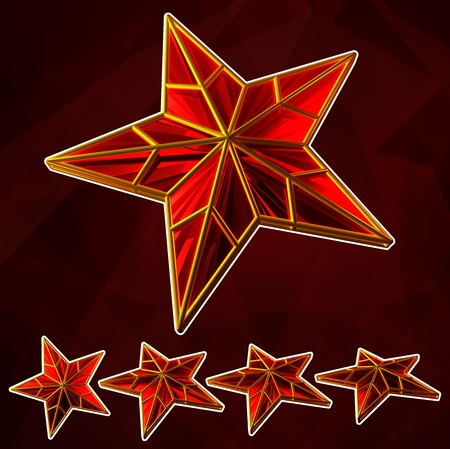 Ruby star set