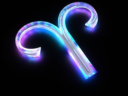 zodiac sign aries (the ram)の写真素材