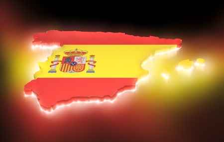 Map the Spain の写真素材