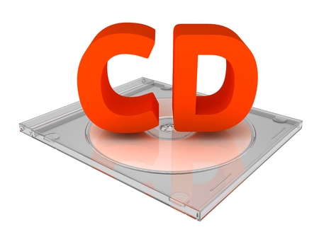 CD compact discの写真素材