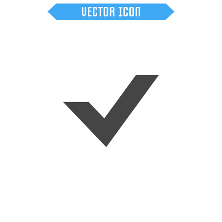Check Vector flat icon. Vector sign symbol.のイラスト素材
