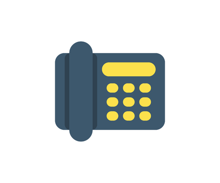 Phone icon. Vector illustration in flat minimalist style.のイラスト素材