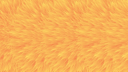 Colorful patterns. Orange synthetic fur, vector texture, furry abstract background.のイラスト素材