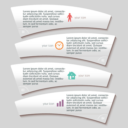 Design business presentation template. Vector illustration for technology infographics / number banners / charts and graphs or  background/ graphs and tables.のイラスト素材
