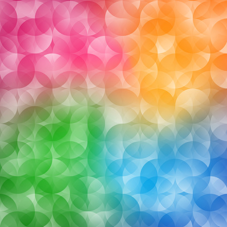Abstract background with color circles of lightのイラスト素材