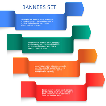 Design elements business presentation template. Vector illustration style infographics / web banners / charts and graphs and tables on white background.のイラスト素材