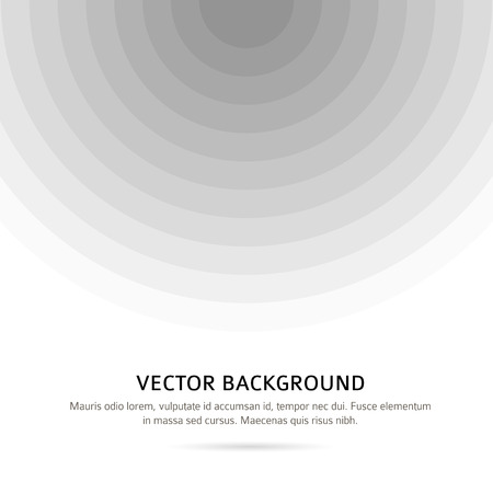Modern Design geometric style template on blur gray circle background with space place for your text. のイラスト素材