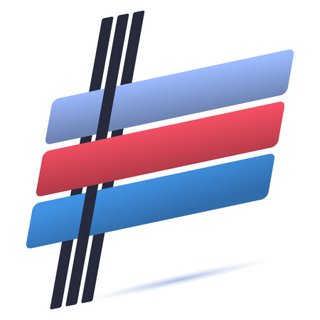 Vector tab template for business artworks のイラスト素材