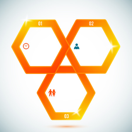 Design elements modern style background business presentation templateのイラスト素材