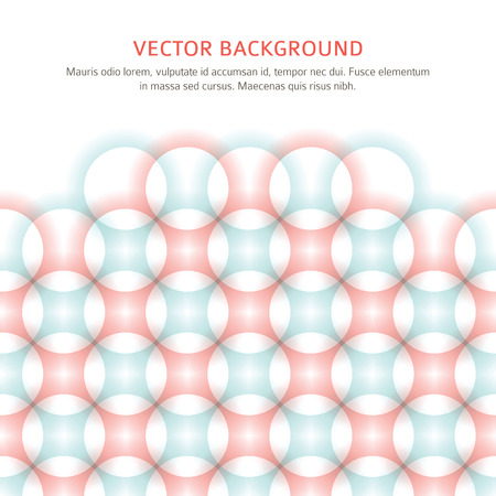 Modern Design geometric ring style template with space place for your text. Vector illustration EPS 10 for title page newsletter for new products or sales, feminine themeのイラスト素材