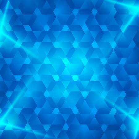 Blue abstract glowing light background. Vector illustration EPS 10 for design website or flyer, presentation template, brochure layout page, cover book or magazine, advertising bookletのイラスト素材