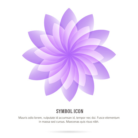 Abstract Flower Background. Element for design price tag or business card for spa, health, boutique, beauty salon, cosmetician, shop, yoga class, hotel and resort. Vector illustrationのイラスト素材