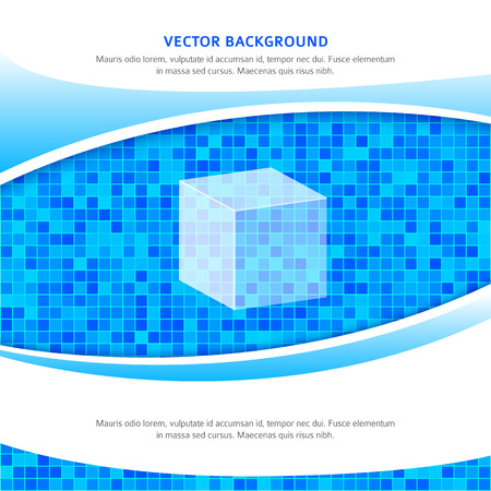 Blue Communication Background. Vector illustration,  use for business workflow layout, web design, banner template, page magazine, advertising brochure design elementsのイラスト素材