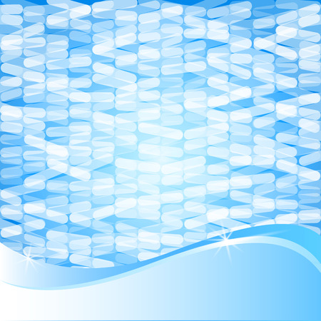 Blue Abstract background - concept alternative medication or vitamin diet.のイラスト素材