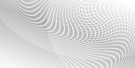 Business card blank template. Stil background with an elegant graphical fan reversal bulk curved lines intersection rectangles. Vector illustration. Modern design layout page, banner horizontalのイラスト素材
