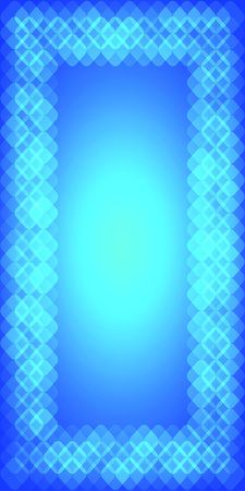 Abstract blue geometric background with blue rounded squares. Design elements Vector illustration  for booklet layout page, leaflet template, vertical bannerのイラスト素材