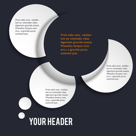 Design business presentation template. Vector illustration for technology infographics, number banners, charts and graphs or powerpoint background, graphs and tables.のイラスト素材