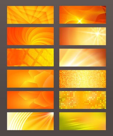 Design elements business presentation template. Vector illustration horizontal web banners background, backdrop glow light effect .   for web buttons template, web site page presentationのイラスト素材
