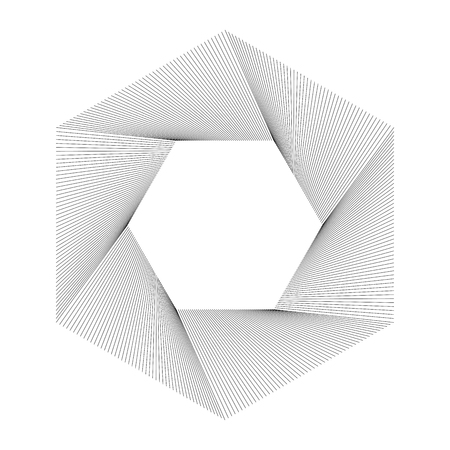 Circular frame pattern.のイラスト素材