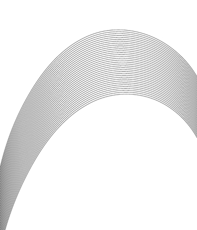 Wavy curve abstract design.のイラスト素材