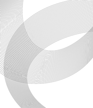 Wavy curve abstract design.のイラスト素材
