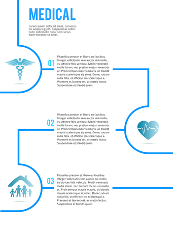 Medical background abstract - concept health care or medicine technology. Vector Illustration EPS 10, Graphic Design elements vertical banner, flyer dental service, presentation template brochureのイラスト素材