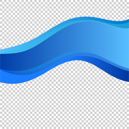 Elements design. Abstract wavy stripes for overlaying background of page under meshedge of title brochure, booklet, poster. Creative art for Freshness Water natural theme. Vector illustration eps10のイラスト素材