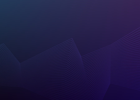 Blur dark gradient background of fantasy multiple colored with Wave of many lines created using the...