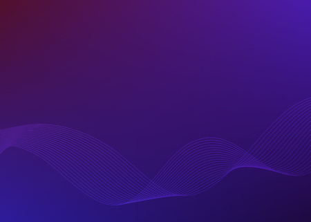 Blur dark gradient background of fantasy multiple colored with Wave of many lines created using the...