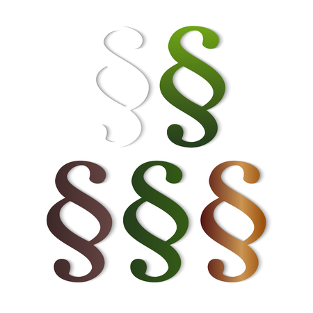 Design elements Modern style background for Legal and  law firm. Colors set sign legal law.のイラスト素材