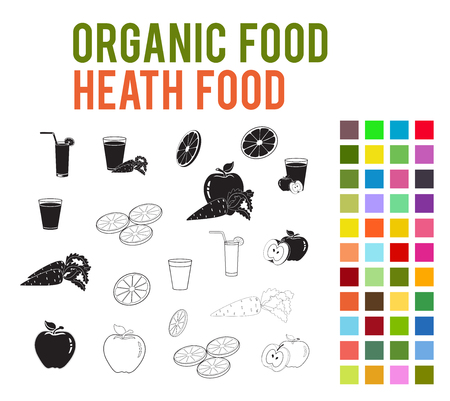 Set Editable icon - Includes silhouette healthy livingのイラスト素材
